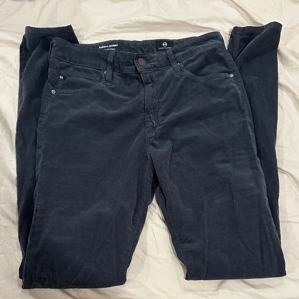 Ag Farrah high rise skinny Corduroy Pants 28